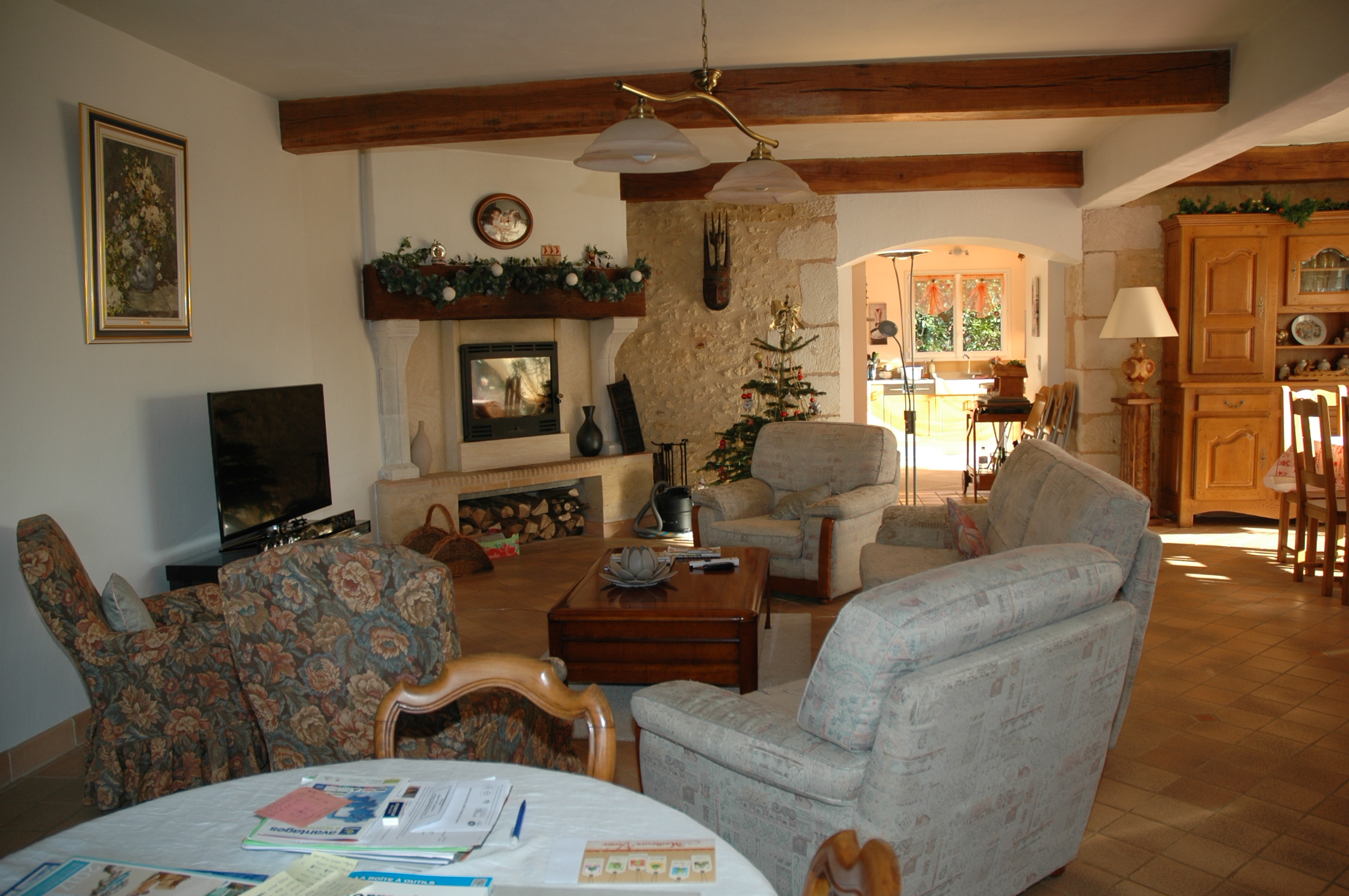 For sale, Dordogne house with pool near Vergt Tower 4 Bedrooms