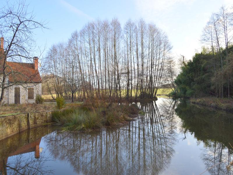 Grand Moulin Rénové à Vendre Avec Droits Deau Piscine Et Petit Lac à Carpes Cher