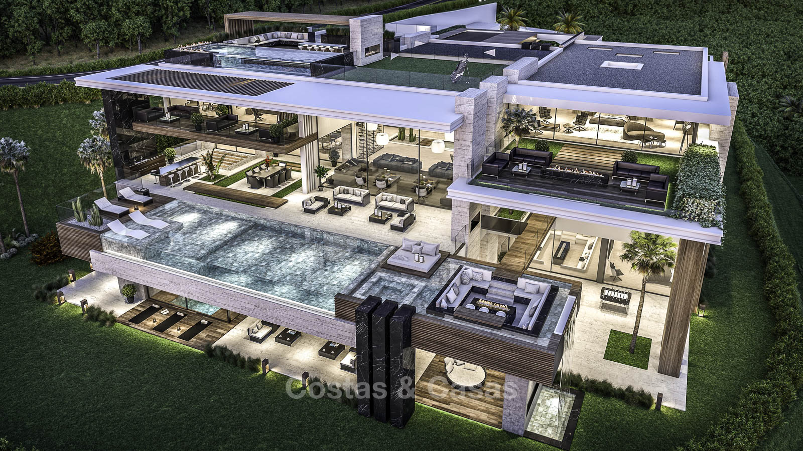 Majestic Uber Luxurious Villa With Sea Views For Sale In La Zagaleta Marbella - 